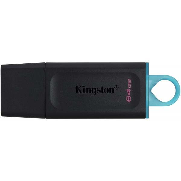 Pendrive Kingston 64 GB Usb Exodia Black Teal (DTX/64GB)