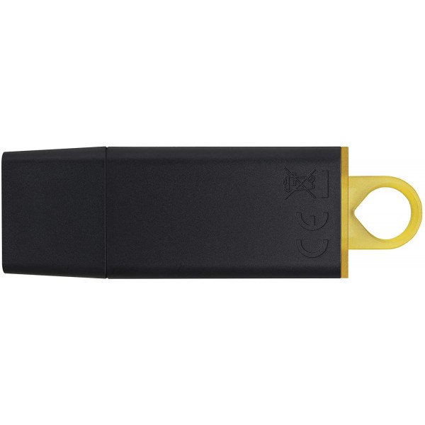 Pendrive Kingston 128GB USB 3.2 Exodia - Diseño Negro y Amarillo (DTX/128GB)