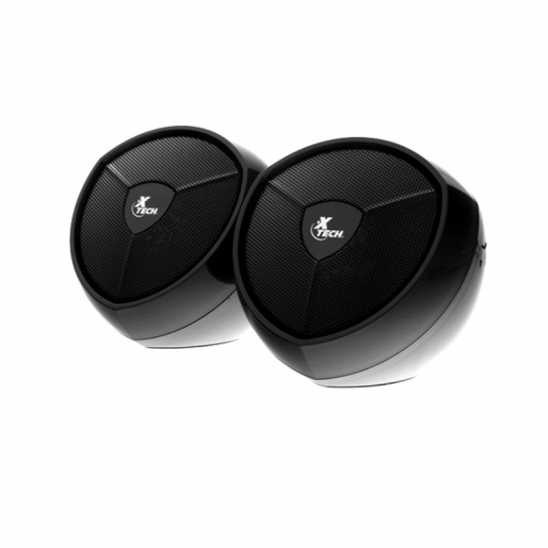 Parlante Estereo Multimedia de 2.0 Canales Usb y Cable de 3,5Mm