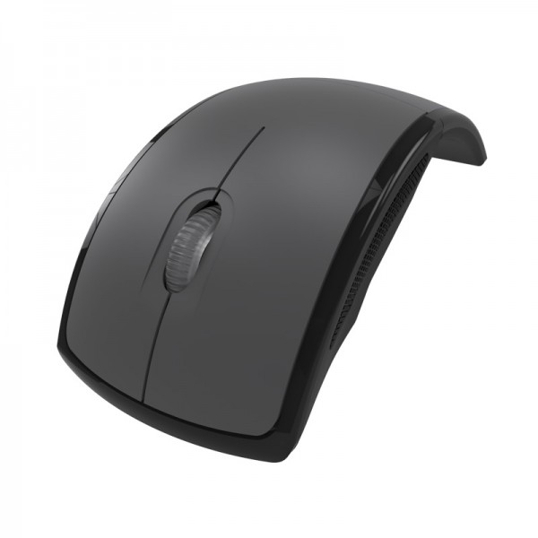 Mouse Inalámbrico Foldable Kmw 375Gr 2.4 Ghz Gray Nano Dngl (KMW-375GR)