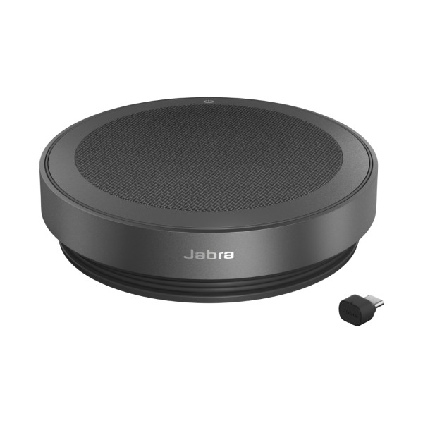 Jabra Speak2 75 MS - Altavoz manos libres - Bluetooth - inalámbrico - USB-A, USB-C - gris oscuro - certificado para Microsoft Teams Rooms, Optimizado para Microsoft Teams, Certificado con Empare ... (2775-329)