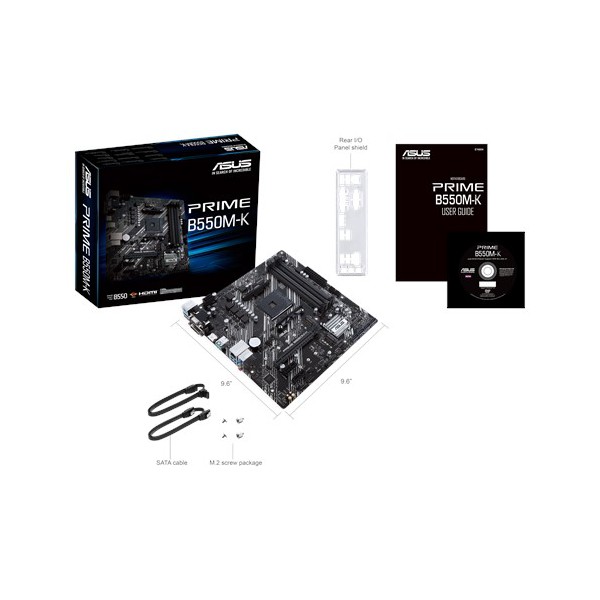 Placa Madre Prime B550m-K Socket Am4 Micro Atx (PRIME B550M-K)