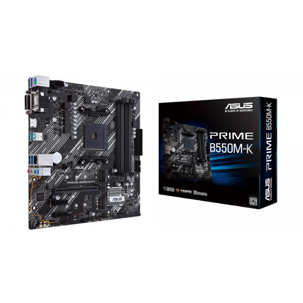 Placa Madre Prime B550m-K Socket Am4 Micro Atx (PRIME B550M-K)