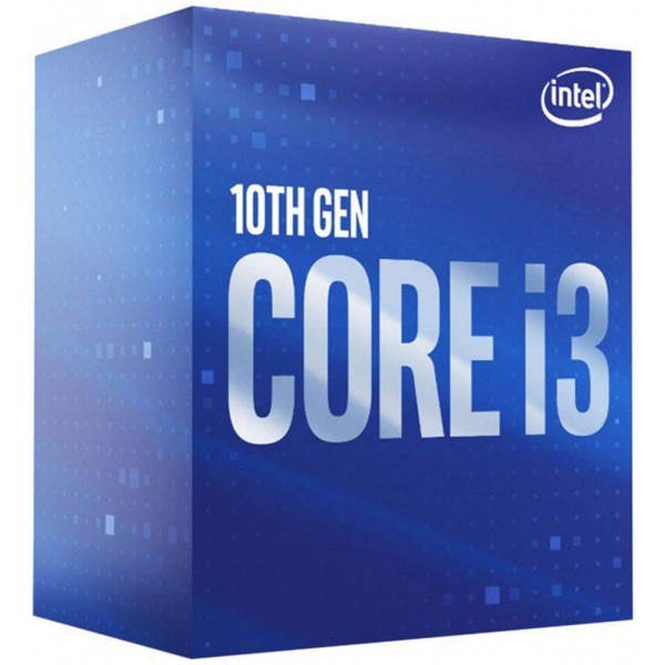 Procesador Intel Core I3-10100F  Lga1200,  4 Cores,  8 Hilos, 4.3 Ghz, Sin Gráficos