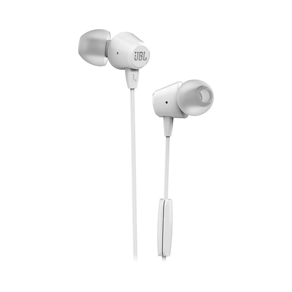 Audífonos Jbl Headphones C50Hi In-Ear Wired White S.Ame (JBLC50HIWHT)