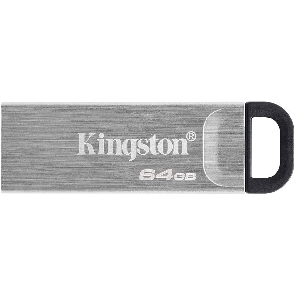Pendrive Datatraveler  64GB Usb 3.2, 200Mbs, Plata (DTKN/64GB)
