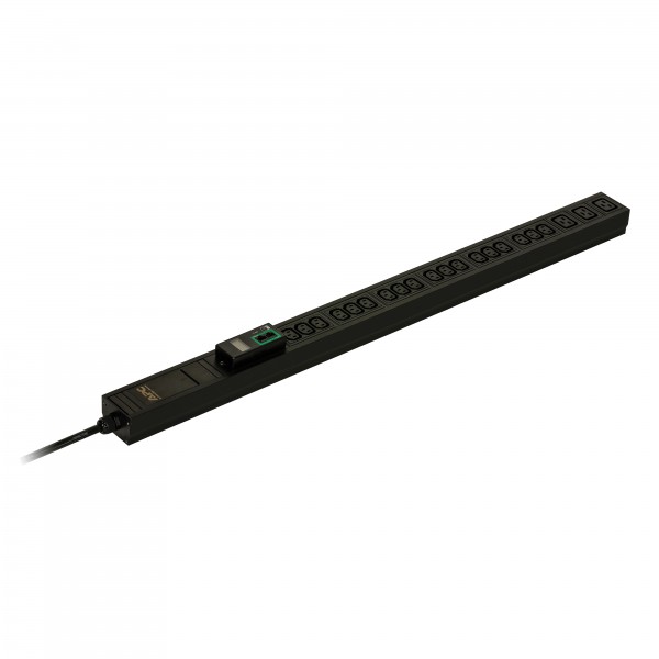 Easy PDU, Medido, Cero U, 16A, 230V, (18) C13 & (3) C19 (EPDU1116M)