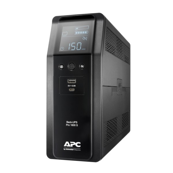 Ups Pro Br 1600va, Sinewave, 8 Salidas, Avr, Interfaz Lcd (BR1600SI)