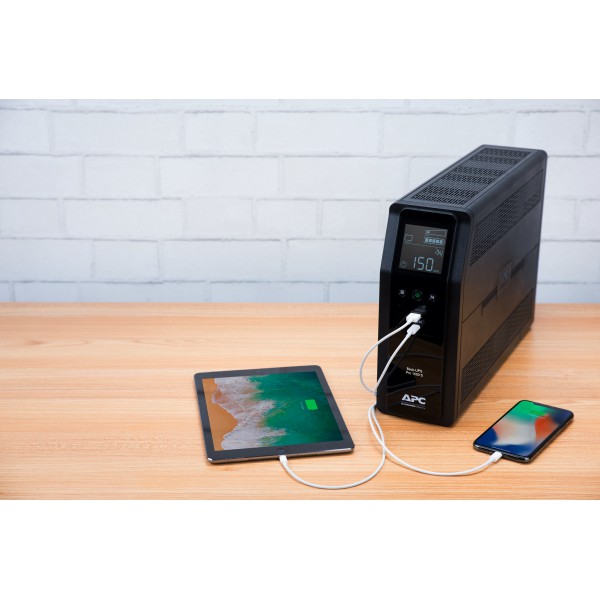 Ups Pro Br 1600va, Sinewave, 8 Salidas, Avr, Interfaz Lcd (BR1600SI)