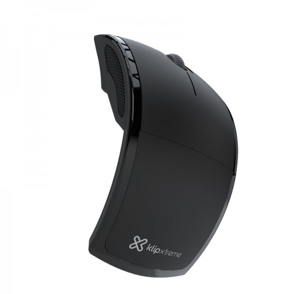 Mouse Optico Inalámbrico Wls Foldable Kmw 375Bk 2.4 Ghz (KMW-375BK)