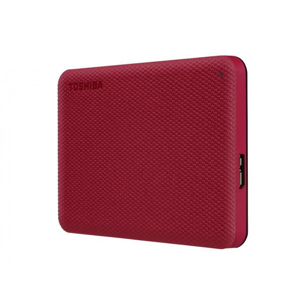 Disco Duro Externo 2tb  Canvio Advance Usb 3.0 Rojo Hdtca20xr3aa