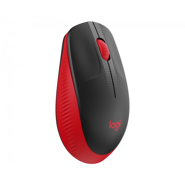 Mouse Logitech  M190 Wireless Rojo Inalámbrico Usb (910-005904)