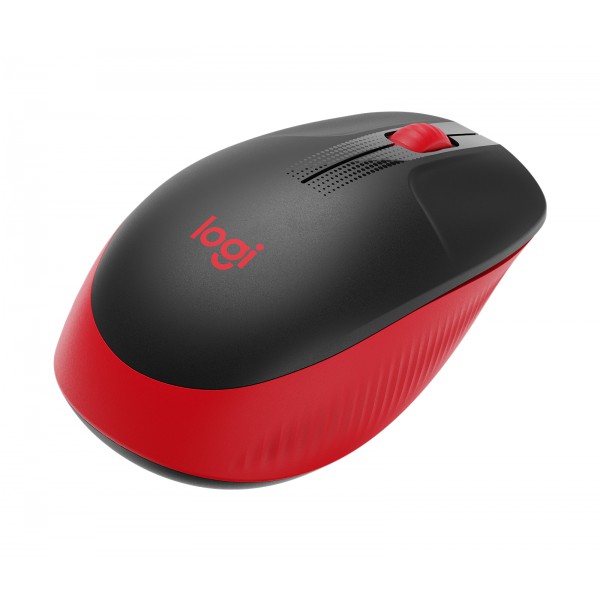 Mouse Logitech  M190 Wireless Rojo Inalámbrico Usb (910-005904)