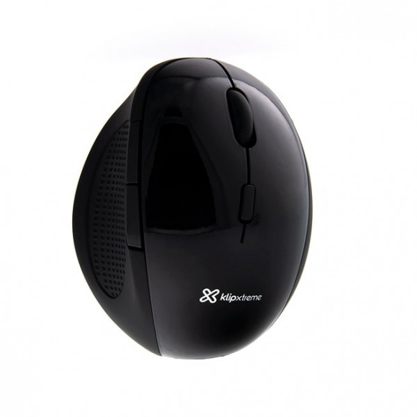 Mouse Ergonomico Klipxtreme Orbix, 2.4Ghz, 6 BoTóners, Wireless, Negro