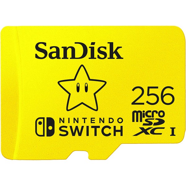 Tarjeta De Memoria Microsdxc Nintendo Switch 256gb (SDSQXAO-256G-GNCZN)