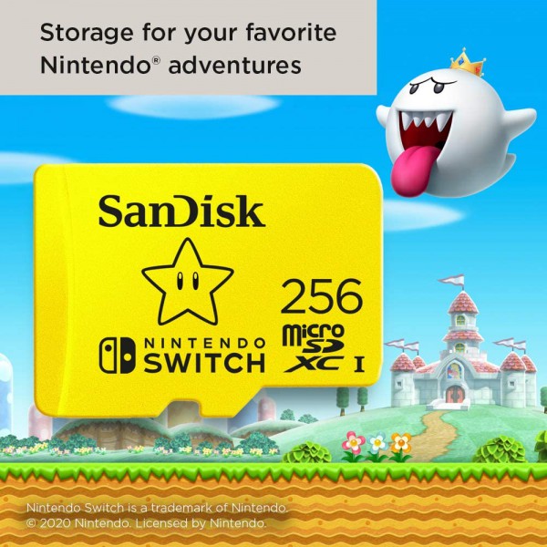 Tarjeta De Memoria Microsdxc Nintendo Switch 256gb (SDSQXAO-256G-GNCZN)