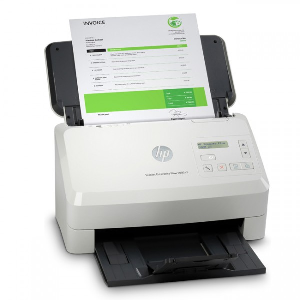 Escaner  Enterprise Flow 5000 S5, 65ppm, Usb 3.0, Duplex, Blanco (6FW09A#AKV)
