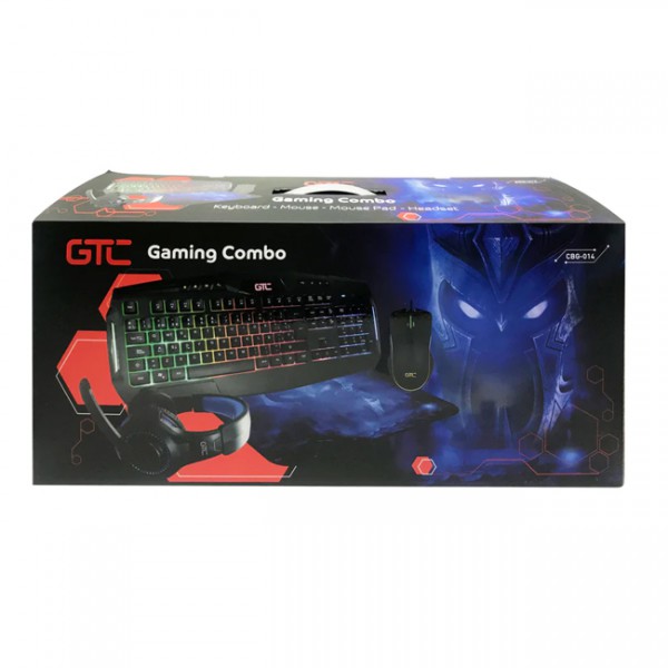 Pack de Teclado Gamer Gtc + Mouse y Audifonos Gamer Cbg 014 (118GT00001)