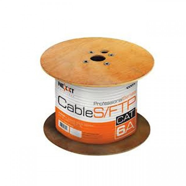Bobina Cable de Red 4 Pares Sftp Cat6A Gris Tipo Lszh (NAB-UTP6AGR)
