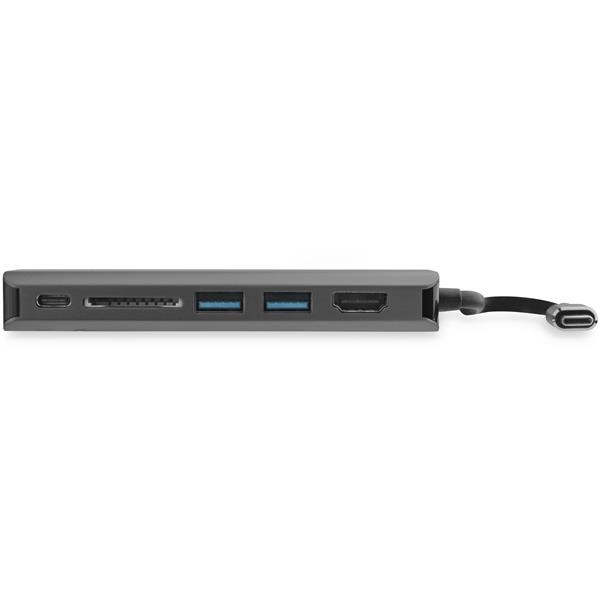 Adaptador Multipuertos con Hdmi  Lector Sd  2Xa 1Xc  Pd 3.0 (DKT30CSDHPD3)