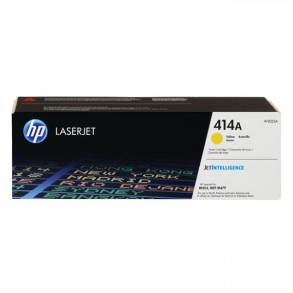 Tóner HP LaserJet Original  414A Amarillo (W2022A)