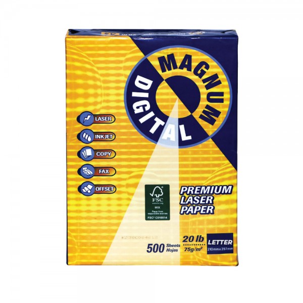 Papel Fotocopia 75gr Carta 500 Hojas Magnum