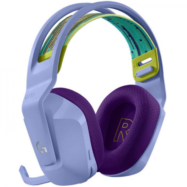 Audífonos Inalámbricos Logitech G733 Lightspeed Rgb, Stereo 7.1, Lila (981-000889)