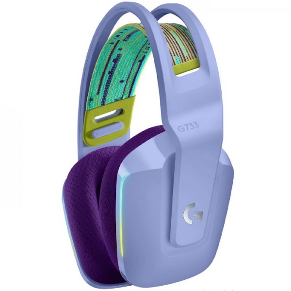 Audífonos Inalámbricos Logitech G733 Lightspeed Rgb, Stereo 7.1, Lila (981-000889)