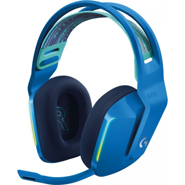 Audífonos Inalámbricos Logitech G733 Lightspeed Rgb, Stereo 7.1, Azul (981-000942)