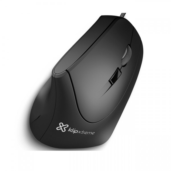 Mouse Usb Vertical Ergonomico - Black (KMO-506)
