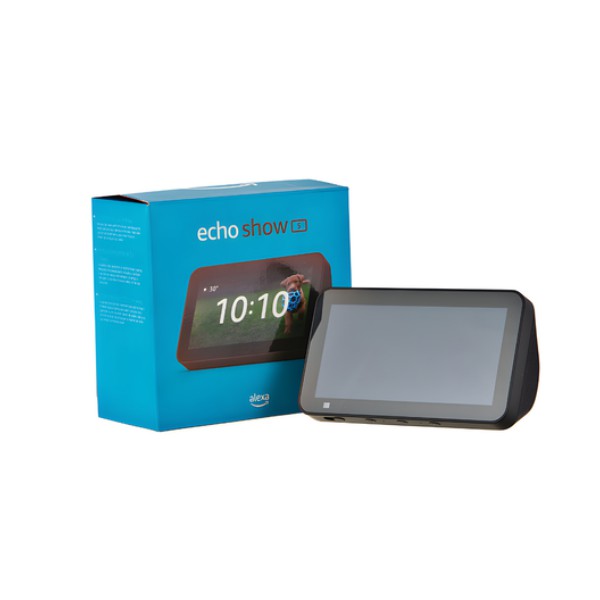 Parlante Inteligente Echo Show 5 Pantalla Inteligente Compacta con Alexa (Negro) (H97N6S)