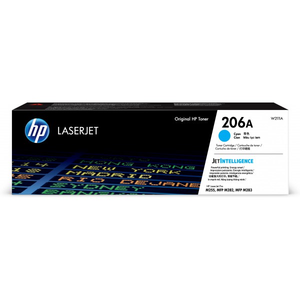 Tóner HP LaserJet Original  206A Cian