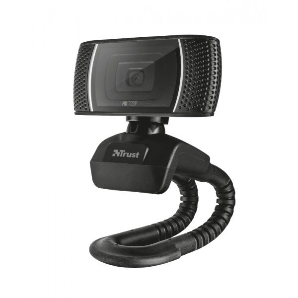 Kit Oficina Webcam + Audífonos Trust Doba (720p, Negro) (24036)