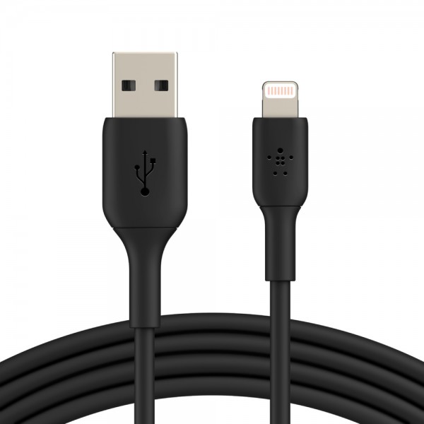 Cable de Conector Lightning Negro de 1 metro (CAA001BT1MBK)
