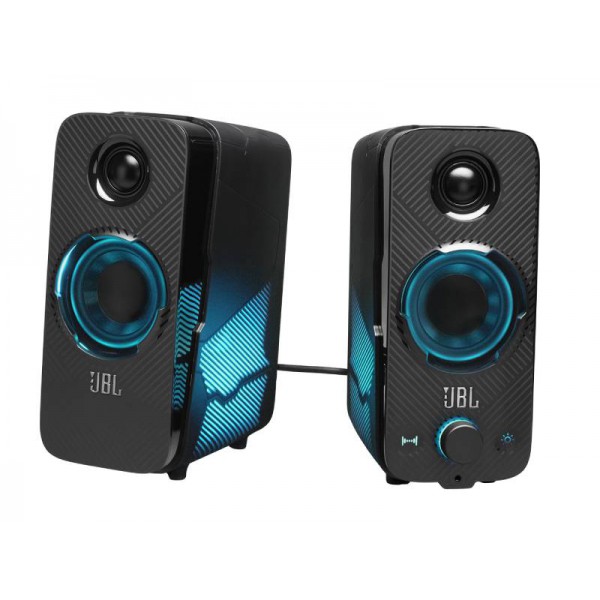 Altavoces  Para Pc  Inalámbrico Jbl Quantum Duo   Bluetooth  20 Vatios (Total)  2 Vias  Negro (JBLQUANTUMDUOBLKAM)