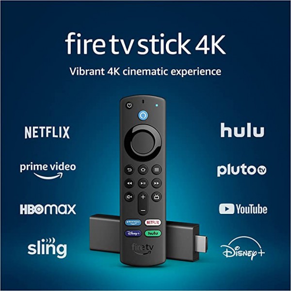 Amazon Fire TV Stick 4K con Alexa Voice Remote (935092) (FIRE TV STICK 4K)