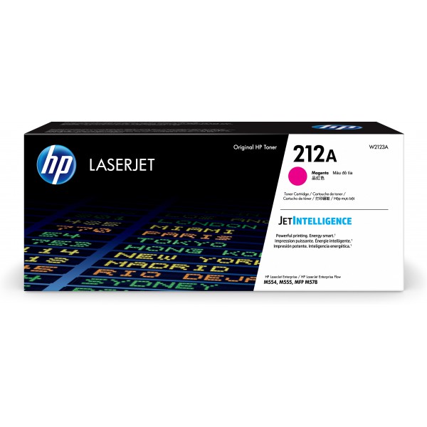 Tóner  HP LaserJet Original  Original 212A Magenta (W2123A)