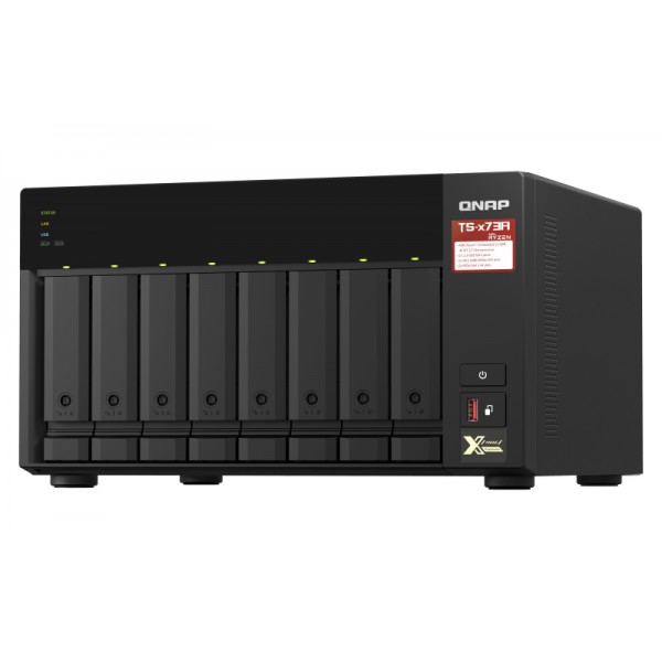 Servidor Qnap Nas 8-Bay Amd Ryzen With 2.5gbe (TS-873A-8G-US)