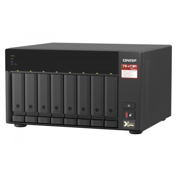Servidor Qnap Nas 8-Bay Amd Ryzen With 2.5gbe (TS-873A-8G-US)