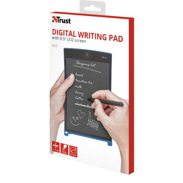 Wizz Bloc de Notas Digital Perp Negro,  Azul 125 X (22357)
