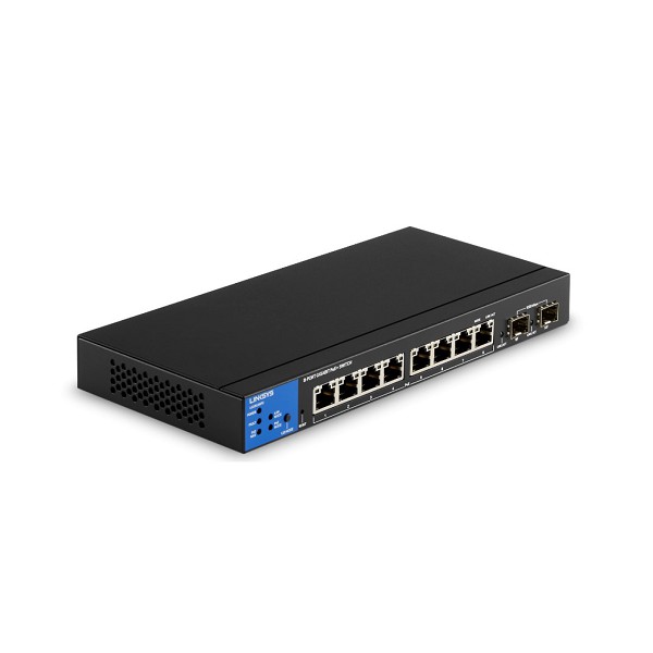 Switch 8 Port Managed Gigabit Poe+ Switch +2 Sfp 1G 110W Taa