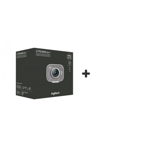 Webcam Streamcam Logitech 1920 X 1080 Pixeles Usb 3.2 Gen 1 (3.1 Gen 1) Neg (960-001280)