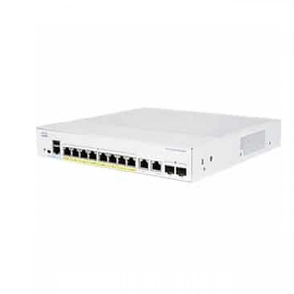 Switch - 10 Gigabit Ethernet - 8 - 1 Gigabit Ethernet (CBS350-8P-E-2G-NA)