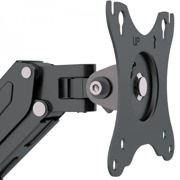 Soporte Monitor Hasta 27 6.6Kg Resorte Neumatico y Movimiento Completo Vesa (KMM-400)