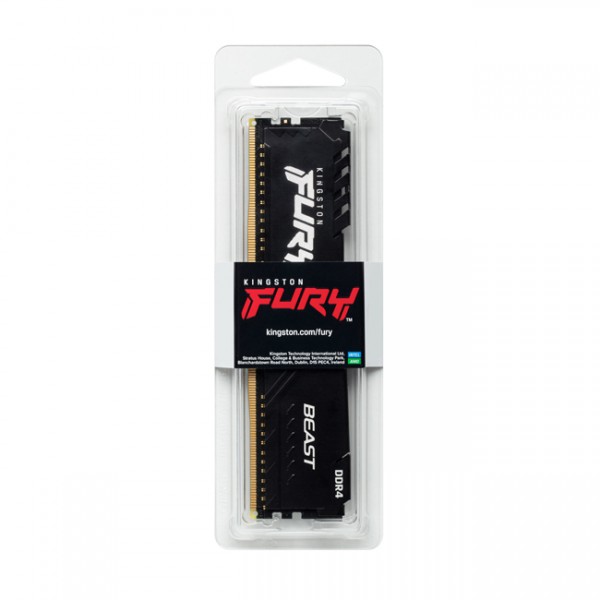 Memoria Ram  Pc Ddr4 8GB 3733MHz  Fury Beast Dimm,  Cl19,  1.35V (KF437C19BB/8)
