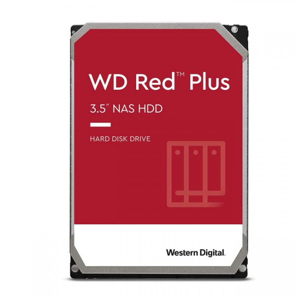Disco Duro Interno Red Plus Nas de 12 Tb 7200 Rpm, Sata 6 Gbs, Cmr, Cache de 512 Mb, 3,5