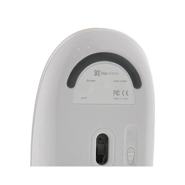 Mouse Inalámbrico Klip Xtreme 2.4ghz 1600dpi 4 Botones Blanco (KMW-335WH)