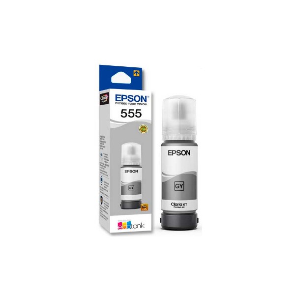 Botella De Tinta Epson Gris  70ml T555520-Al (T555520-AL)