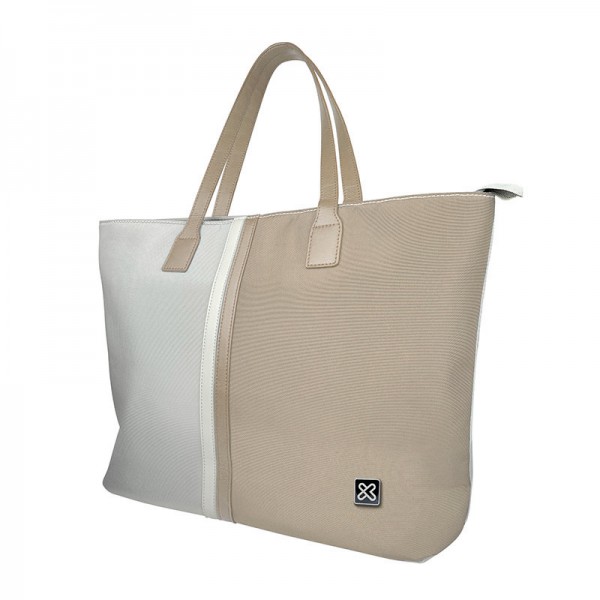 Bolso Para Laptop Beige, White Klb-461Bg