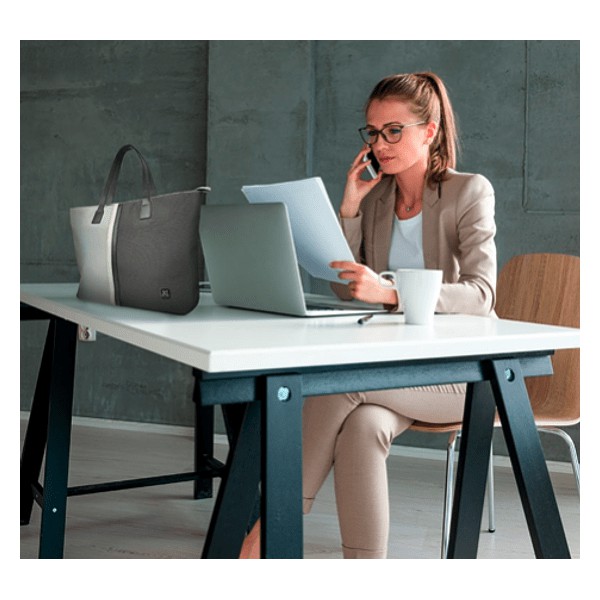 Bolso Para Laptop Gray, White Klb-461Gr (KLB-461GR)